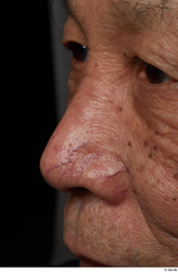 Face Nose Man Asian Slim Wrinkles Studio photo references